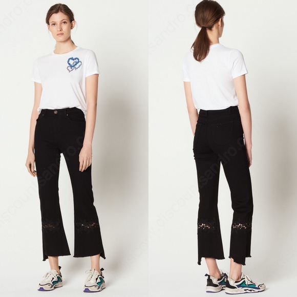 Sandro Tori Flare Jeans - Picture 1 of 7